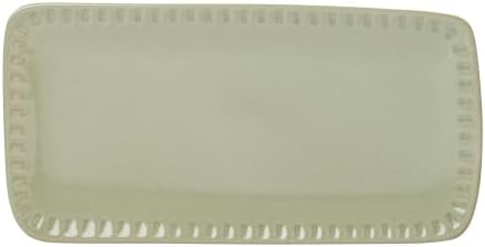 Artisanal Stripe Green Hors Doeuvres Tray
