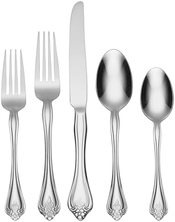 Boutonniere 45-Piece 18/0 Silverware Set for 8