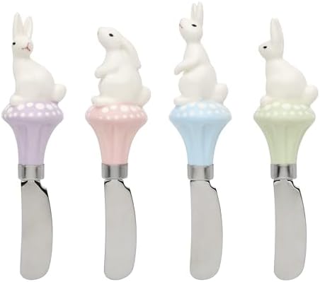 Bunny Hop 4-Piece Cheese Spreader Set