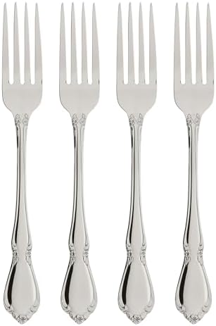 Chateau Dinner Forks Silverware Set for 4