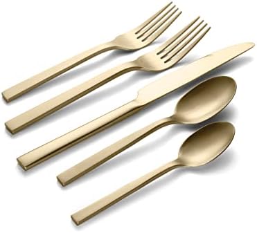 Chef's Table Champagne 20-Piece Silverware Set for 4