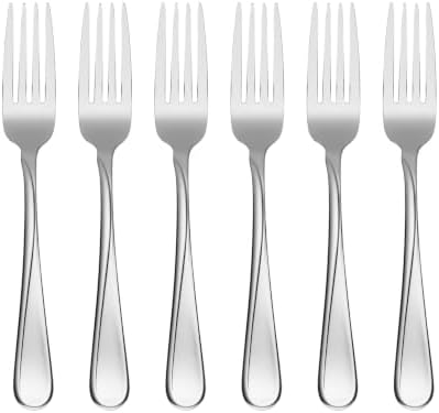 Flight Dinner Forks Silverware Set for 6