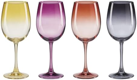 Golden Hour All-Purpose Wine Glasses, Set of 4