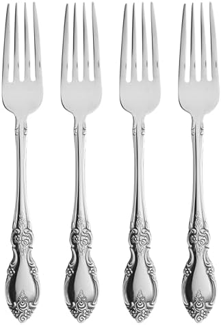Louisiana Dinner Forks Silverware Set for 4