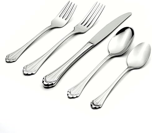 Marquette 5-Piece 18/8 Silverware Set for 1