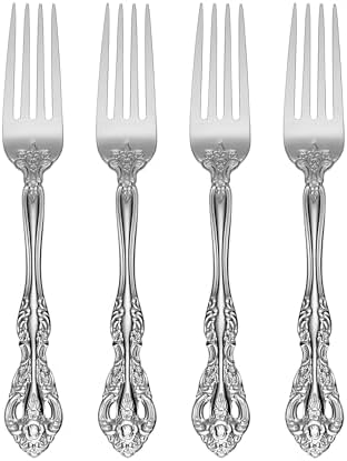 Michelangelo Dinner Forks Silverware Set for 4