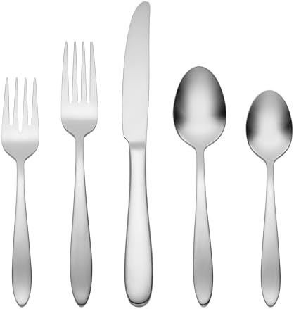 Mooncrest Satin 20-Piece 18/0 Silverware Set for 4