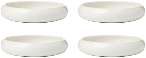 Quirk Porcelain Pasta Bowl Set for 4, 30oz