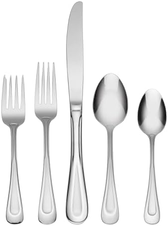 Satin Sand Dune 20-Piece 18/0 Silverware Set for 4