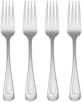 Satin Sand Dune Dinner Forks Silverware Set for 4