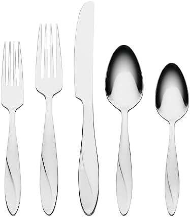 Simmer 65-Piece 18/0 Silverware Set for 12