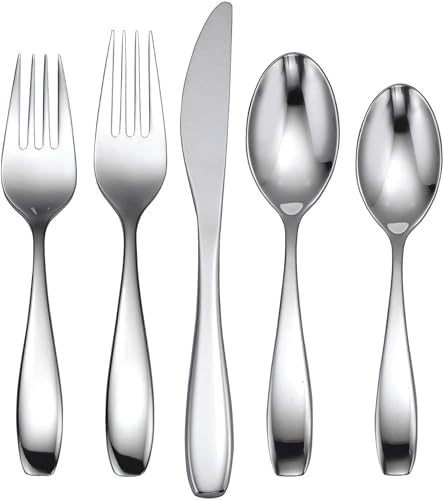 Stafford Mirror 65-Piece Fine Flatware Set, Service for 12