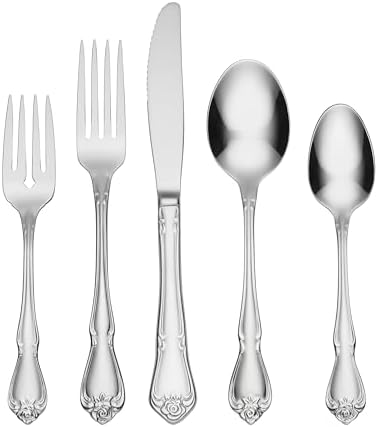 True Rose 20-Piece 18/0 Silverware Set for 4