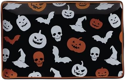 Vintro Halloween Porcelain Serving Tray