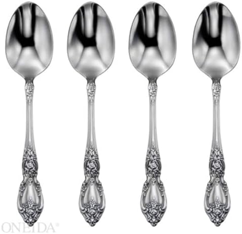 Wordsworth Dinner Spoons Silverware Set for 4